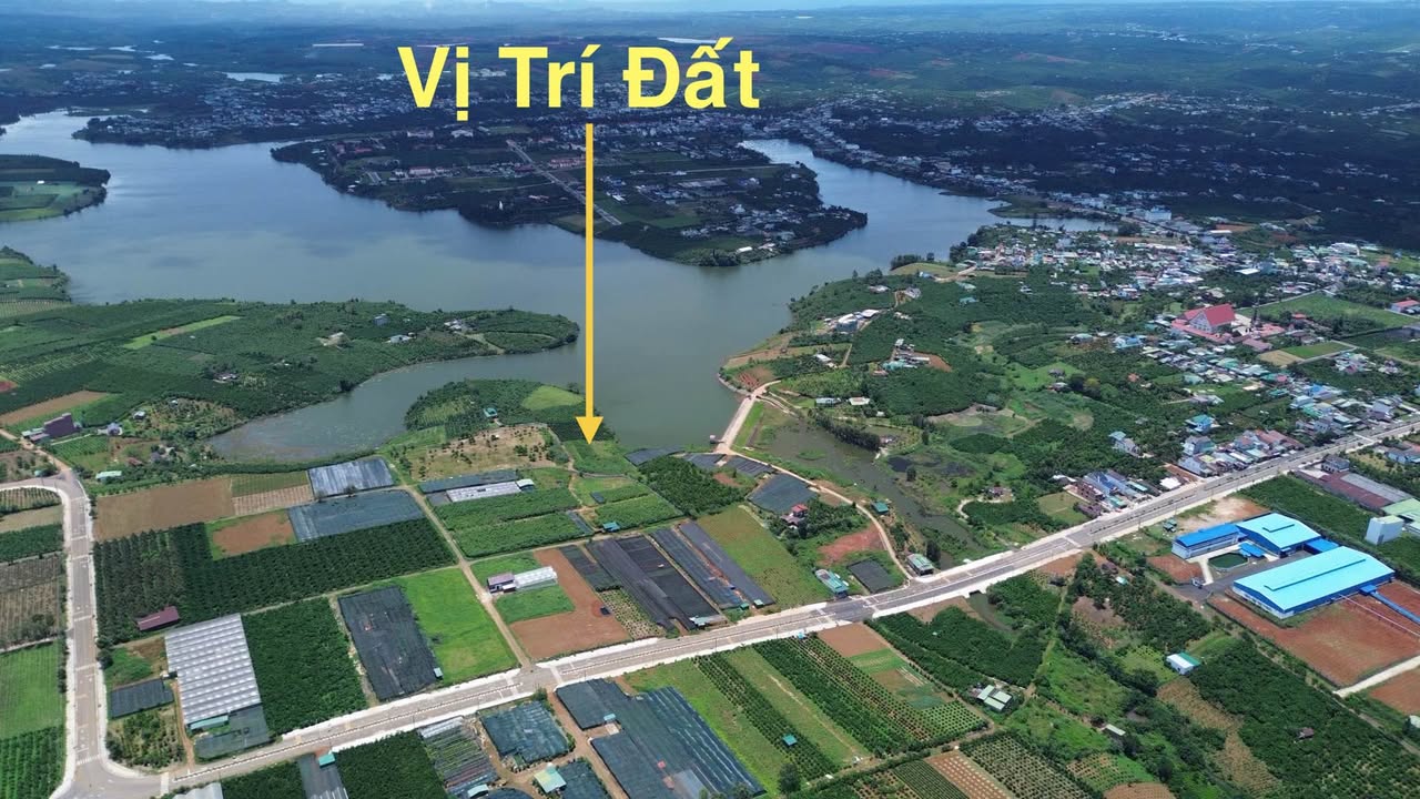 Đất thổ cư 624m² tại thị trấn Lộc Thắng, Bảo Lâm - Trực diện hồ, giá tốt!