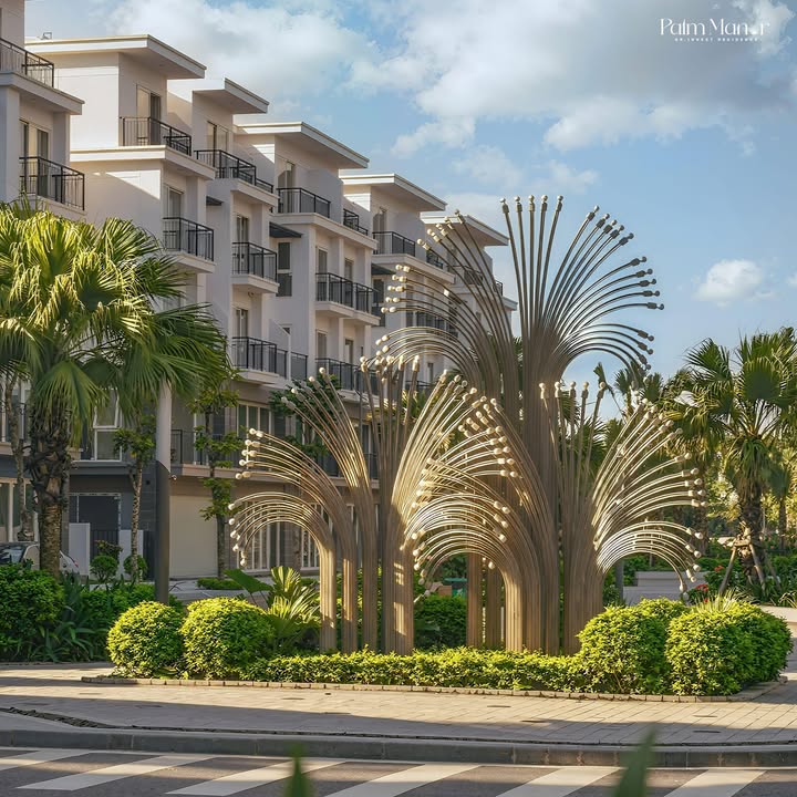 Bán nhà thô Townhouse KĐT Palm Manor 98m² giá chỉ 500 triệu - Sổ đỏ sẵn sàng!