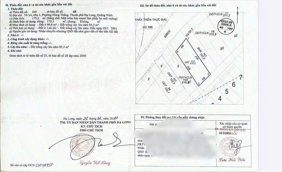 Đất nền Hùng Thắng, Hạ Long 175m² giá 8.575 tỷ - Vị trí đẹp, kinh doanh thuận lợi!