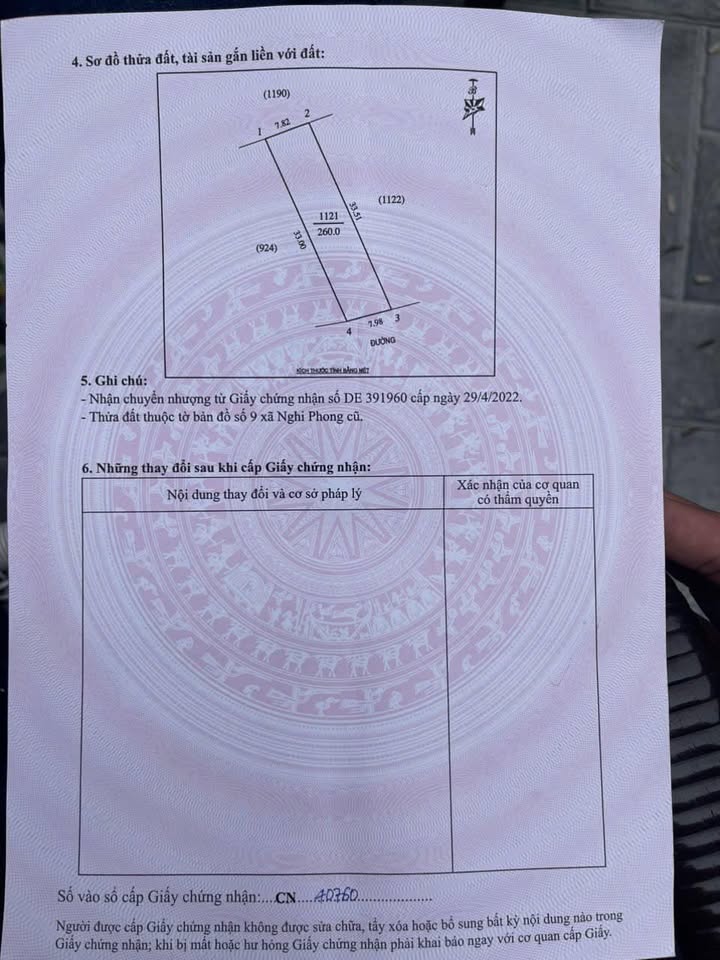 Đất nền Vinh Lộc 260m² giá 5 tỷ - Sổ đỏ chính chủ, ô tô vào tận nơi!