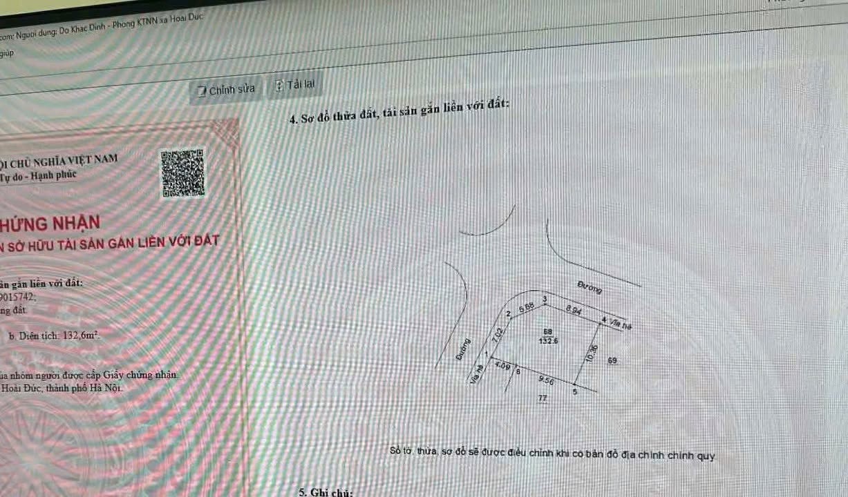 Đất dịch vụ Di Trạch 132.6m² giá thỏa thuận - Lô góc 2 mặt thoáng