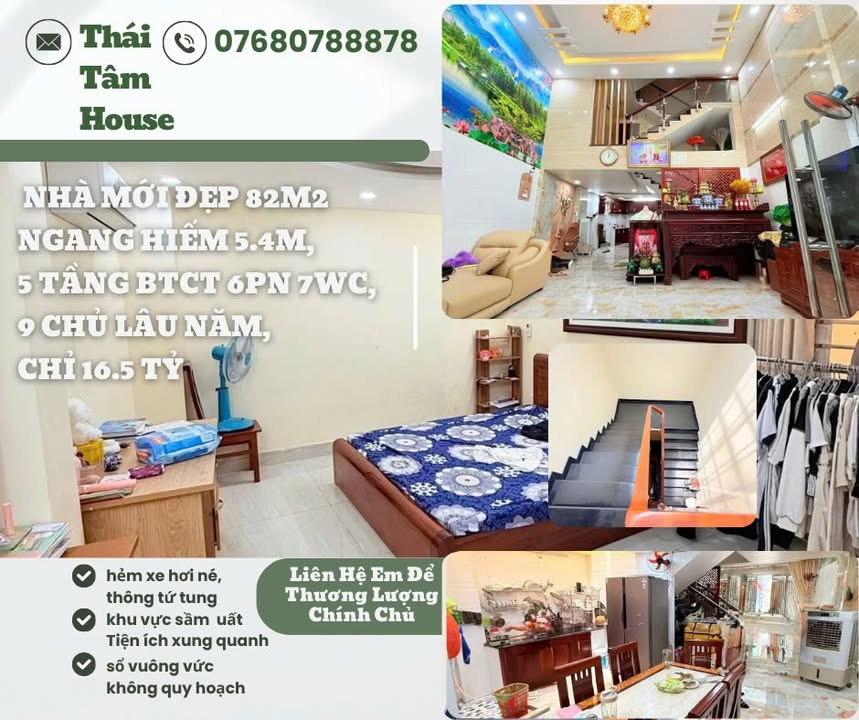 Bán FrontHouse đường Lý Thường Kiệt, Tân Bình 82m² - Giá trị thật, cơ hội đầu tư hấp dẫn!