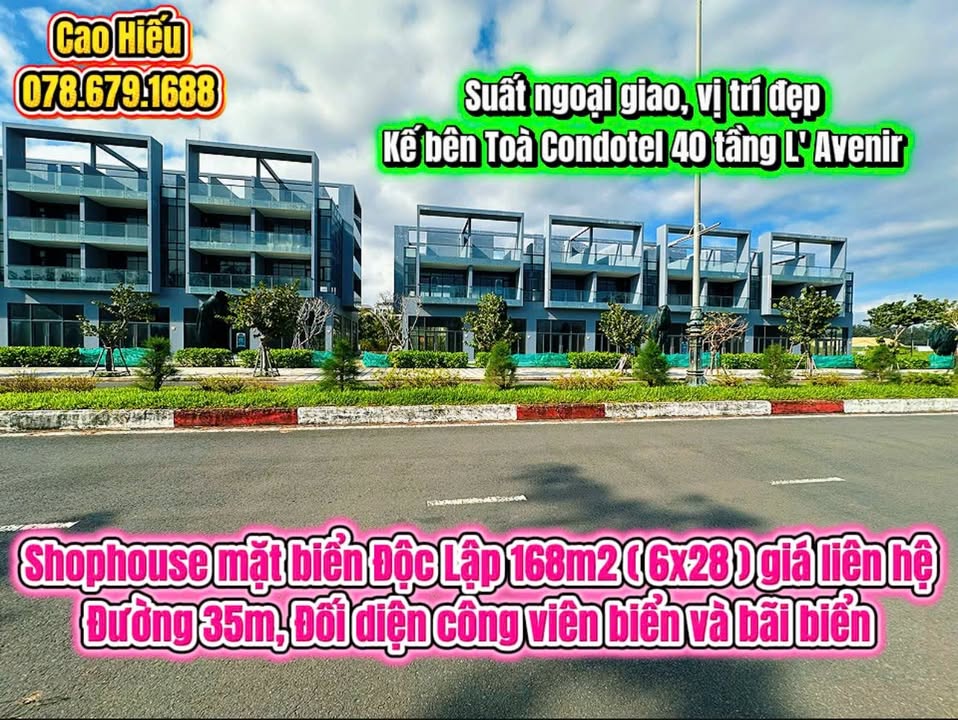 Shophouse mặt biển Độc Lập Tuy Hòa 168m² giá thỏa thuận - Sổ hồng riêng sang tên ngay!