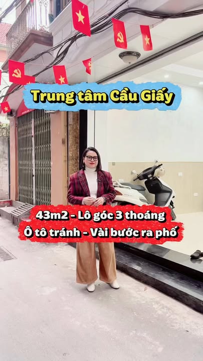 Nhà riêng Cầu Giấy 43m² giá thỏa thuận - Lô góc 3 mặt thoáng, gần nhiều trường ĐH!
