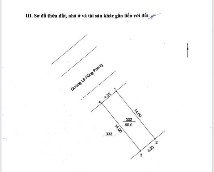 Nhà mặt phố Lê Hồng Phong, Hà Đông 75m² giá chỉ 2x tỷ - Đầu tư kinh doanh sinh lời ngay!