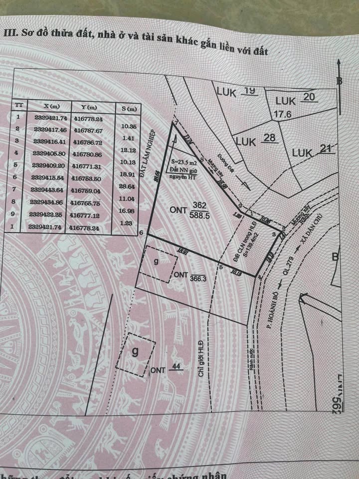 Đất nền Sơn Dương Hạ Long 588,5m² - Cơ hội đầu tư hấp dẫn!