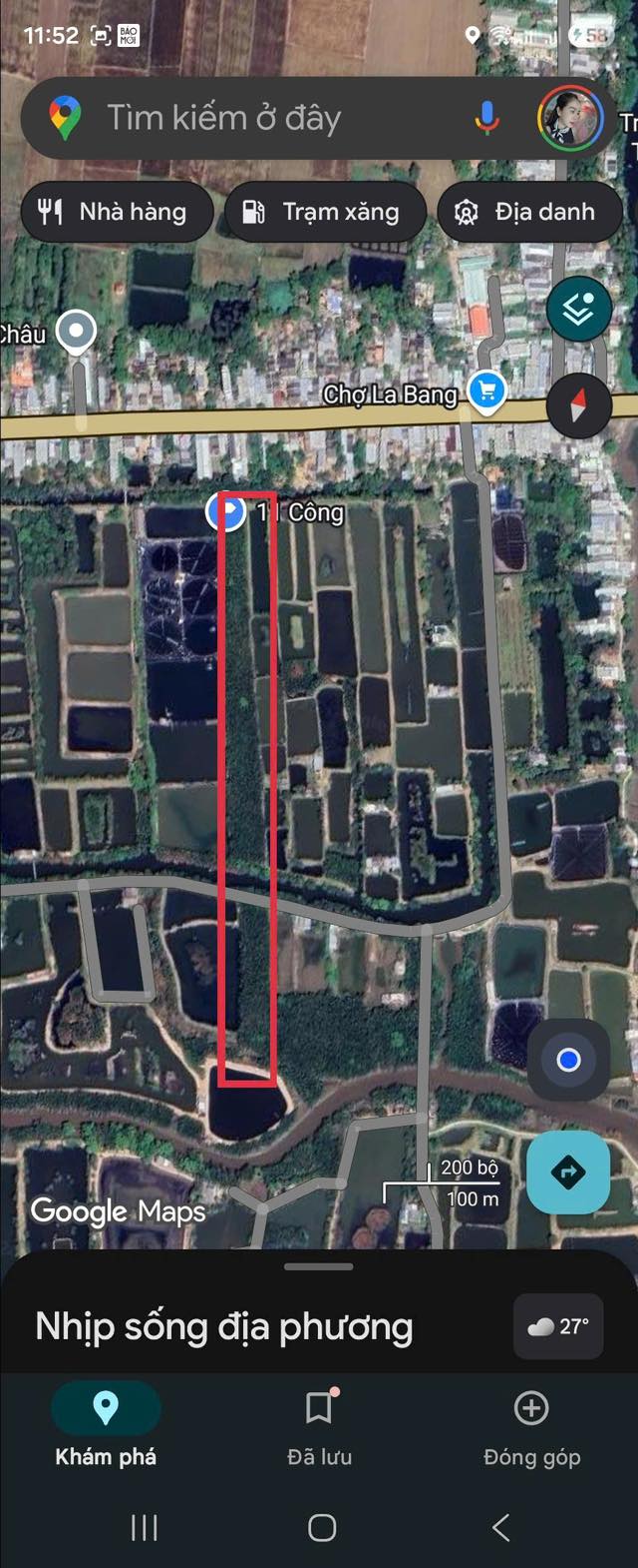 Đất nông nghiệp Đôn Châu Duyên Hải 11 công giá 1.65 tỷ - Vị trí đắc địa