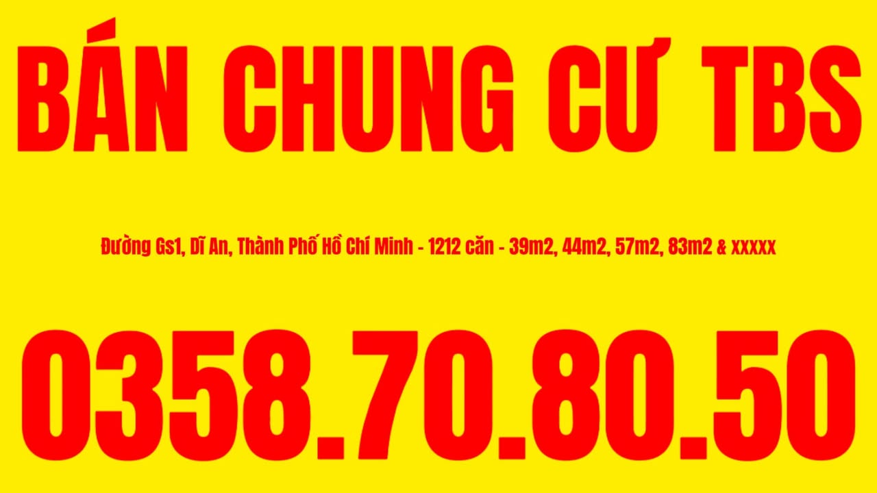 Căn hộ Chung cư TBS Dĩ An 39m² - Giá tốt, sẵn sàng vào ở!