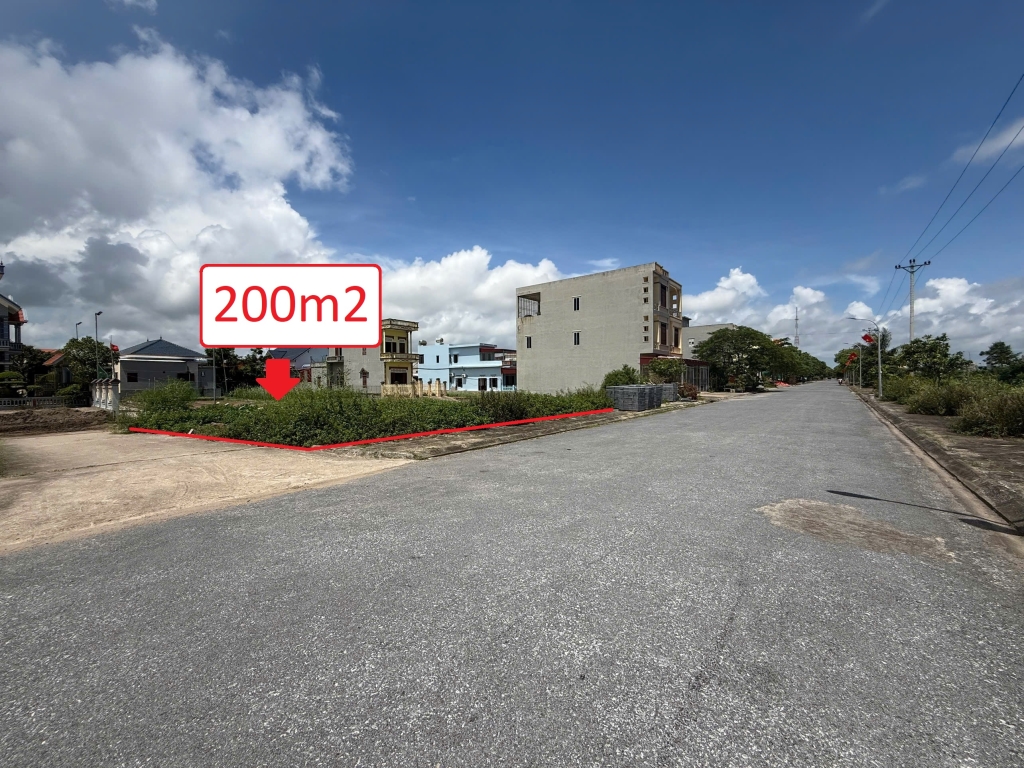 Mảnh đất 200m² tại Giao Thủy, Nam Định - Bán gấp chỉ 1 tỷ 550 triệu!