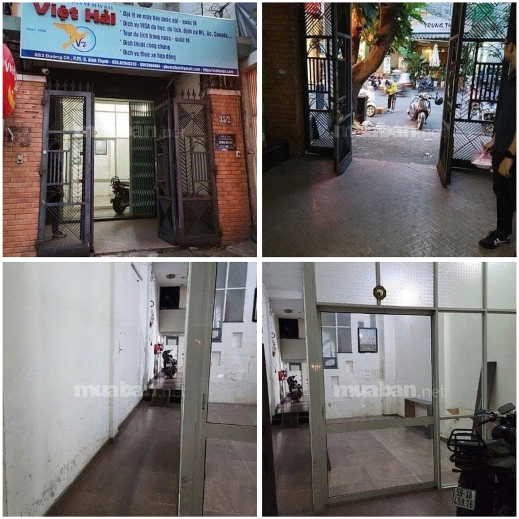 Cho thuê mặt bằng tầng trệt đường D5, phường 25, quận Bình Thạnh, TP.HCM - Kinh doanh mọi ngành nghề!