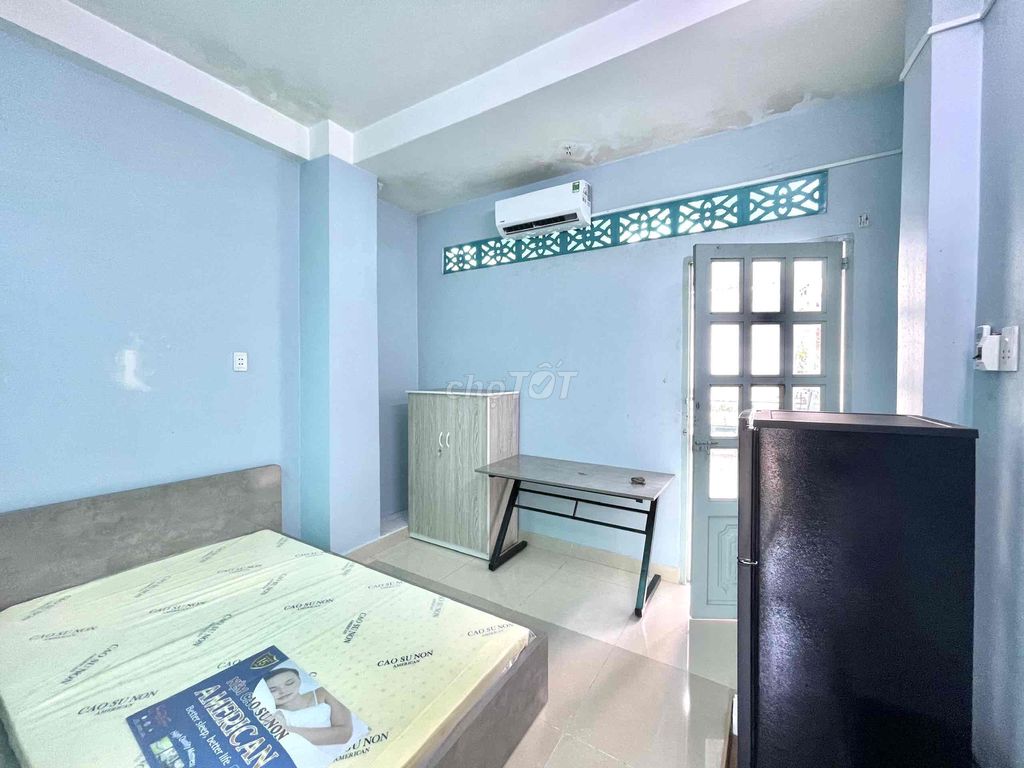 Căn hộ 1 phòng ngủ đường Nguyễn Thị Tần 40m² giá 3 triệu - Full nội thất, ban công thoáng mát!