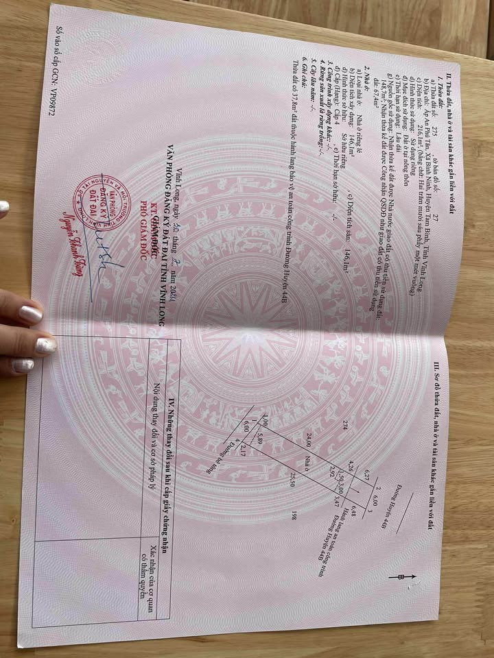 Bán nhà mặt tiền HL44B, Bình Ninh, 210m² - Thiết kế đẹp, thuận tiện kinh doanh!