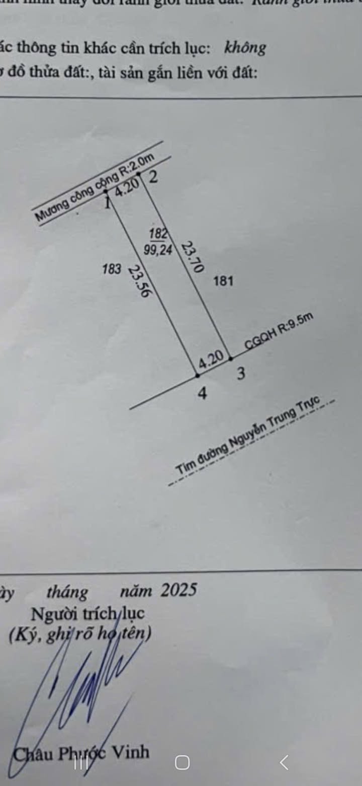 Đất nền Nguyễn Trung Trực P5 Bạc Liêu 99m² giá 950 triệu - Cơ hội đầu tư hiếm có!