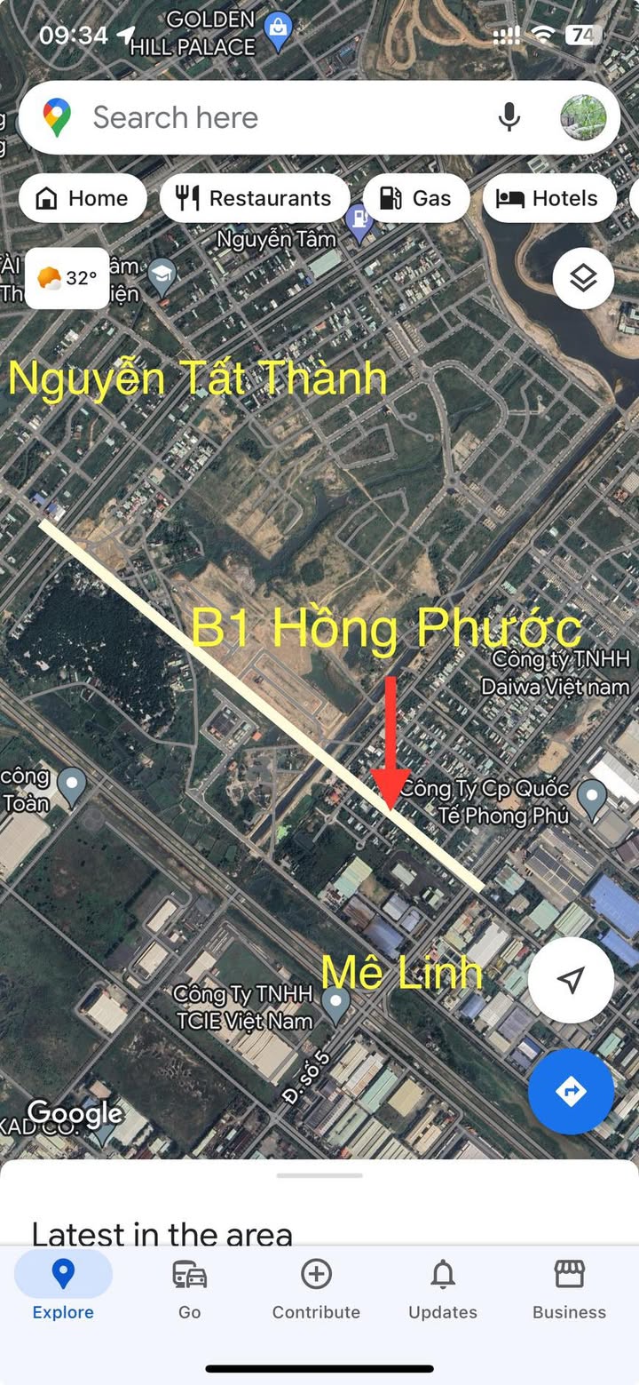 Đất nền đường Mê Linh, Quận Liên Chiểu 100m² giá 4 tỷ - Đầu tư sinh lời ngay!