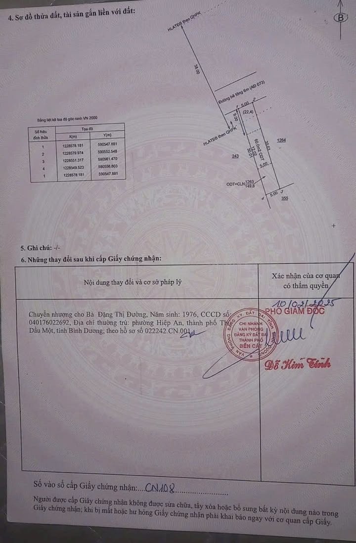 Đất thổ cư An Điền 150m² giá 1.28 tỷ - Đường thông, đầu tư sinh lời!