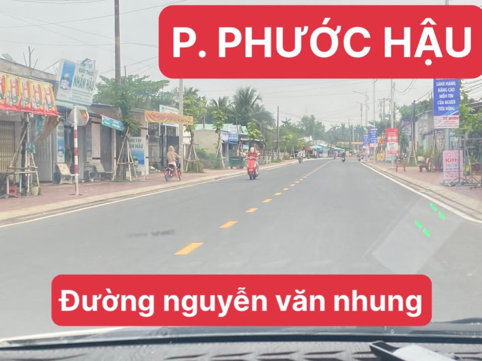 Đất nền 2 mặt tiền đường Nguyễn Văn Nhung, Phước Hậu, 149m² - Cơ hội đầu tư kinh doanh hấp dẫn!