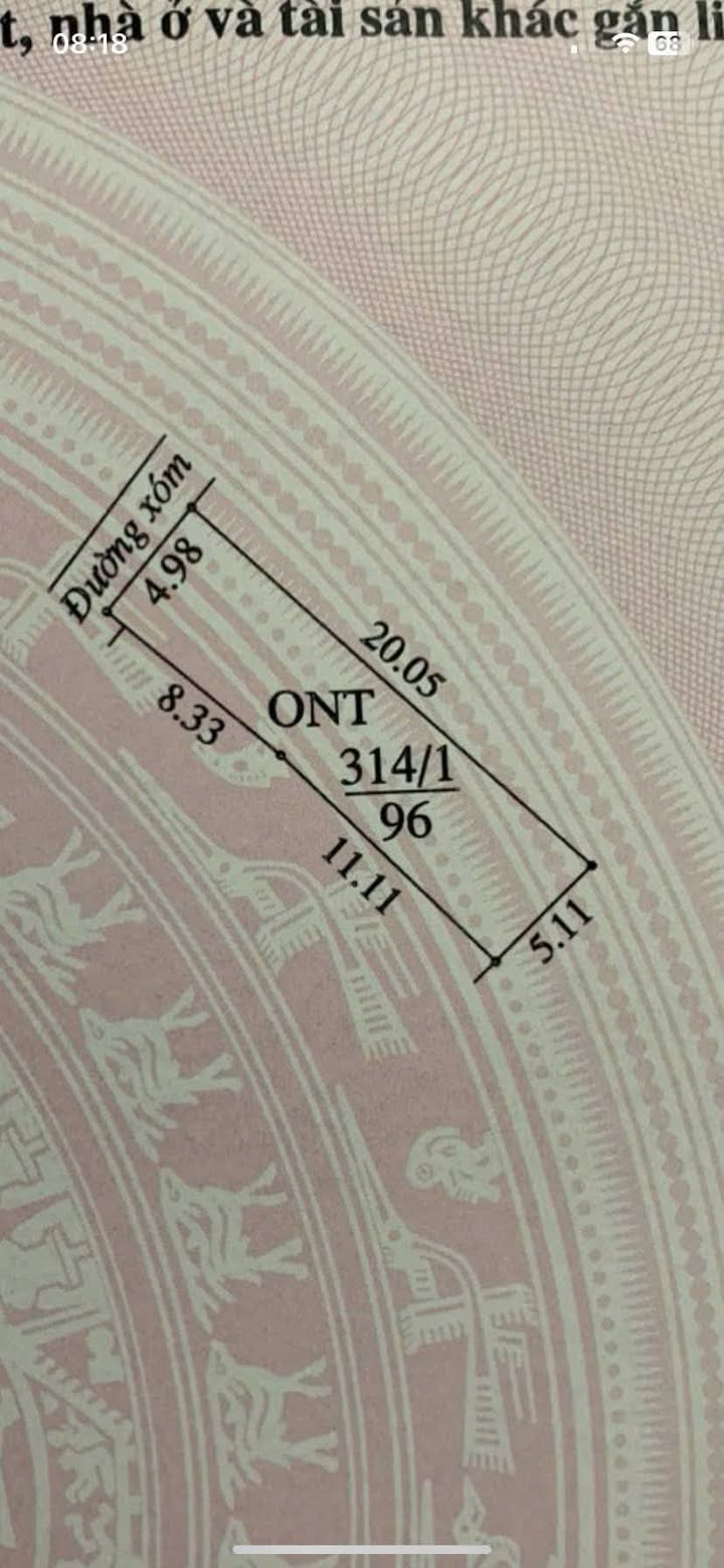 Đất Ninh Hải 96m² giá 600 triệu - Đường lớn, thông thoáng, gần chợ!