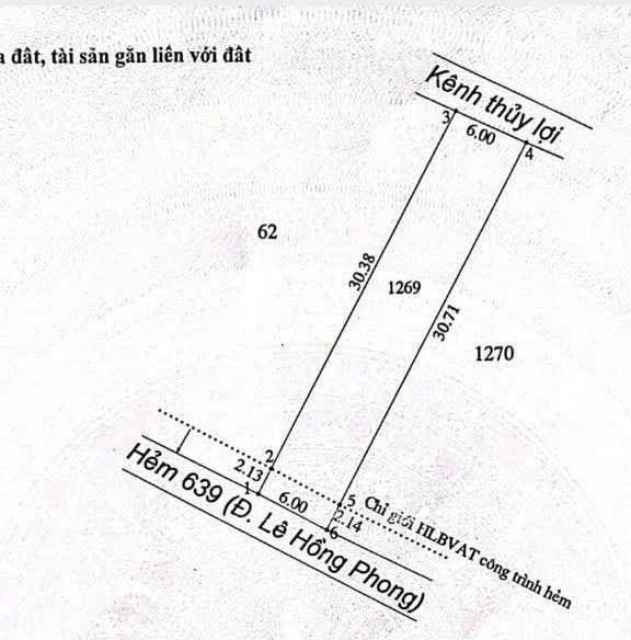 Đất nền Hẻm 639 Lê Hồng Phong, Sóc Trăng 180m² - Giá chỉ 1 tỷ, Sổ hồng chính chủ!