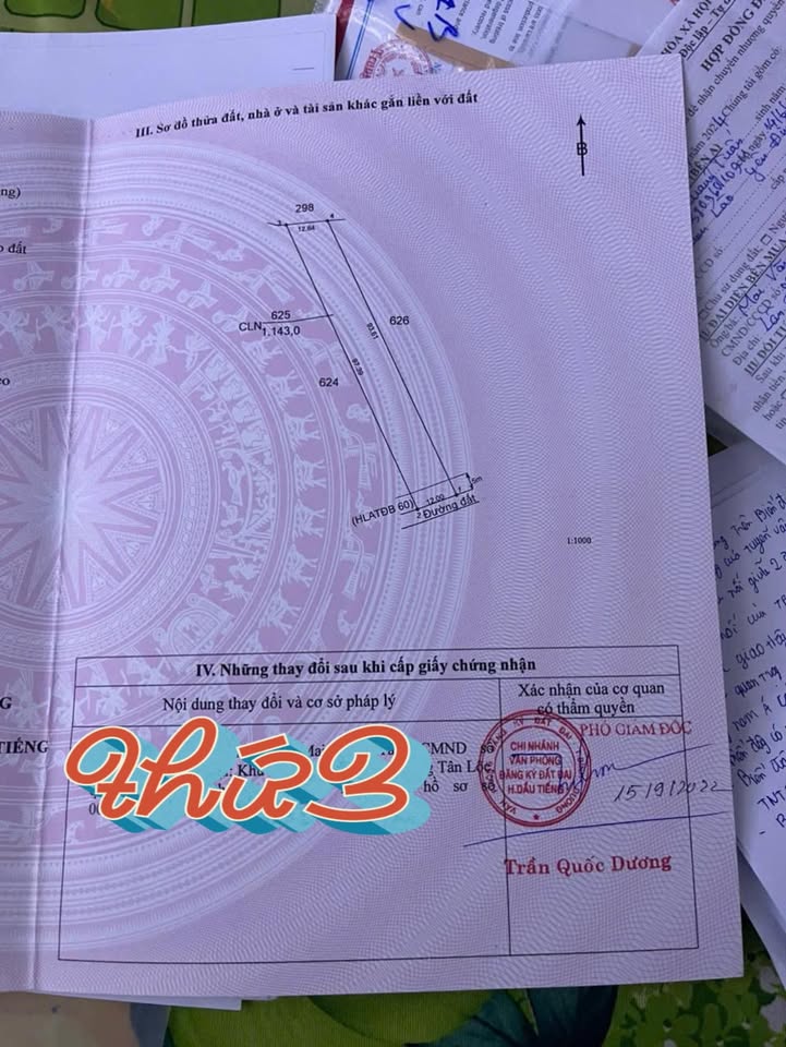 Đất nền Dầu Tiếng Bình Dương 1176m² giá 1 tỷ - Đầu tư sinh lời ngay!