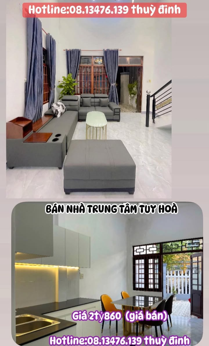 Nhà cấp 4 có gác lửng tại Tuy Hòa 88m² giá 2.86 tỷ - Thiết kế hiện đại, vào ở ngay!