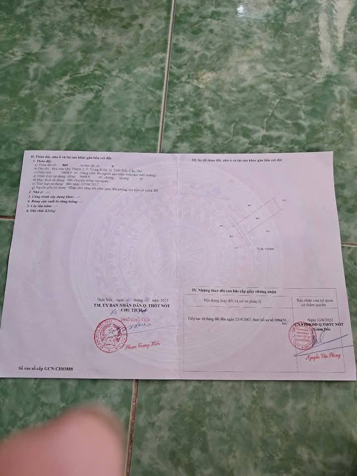 Đất Lúa 8.000m² tại Qui Thạnh 2, Thốt Nốt - Giá chỉ 5.6 tỷ - Cơ hội vàng đầu tư!