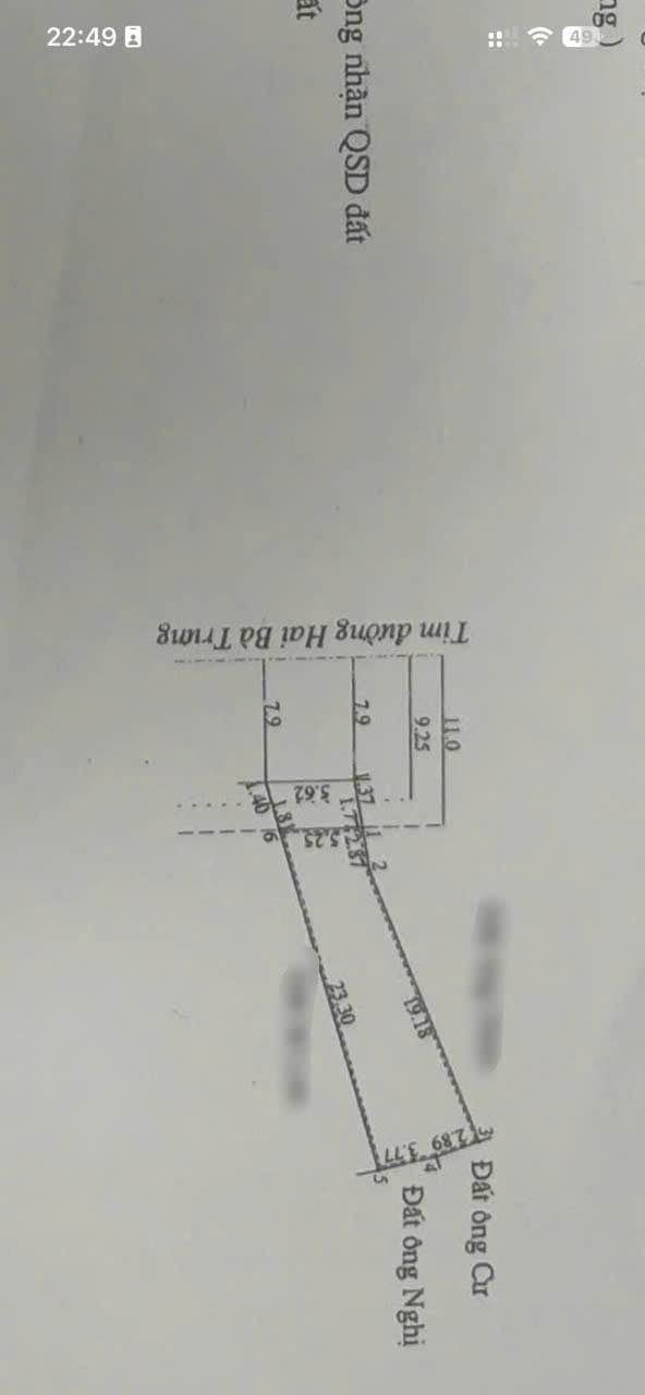 Mặt tiền Hai Bà Trưng, TX Quảng Trị 119.6m² giá 3 tỷ - Cơ hội kinh doanh tuyệt vời!