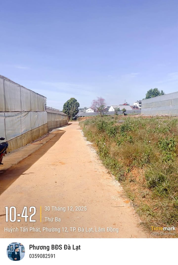 Bán lô đất biệt thự Thái Phiên Đà Lạt 225m² giá 4.2 tỷ - Sổ hồng chính chủ