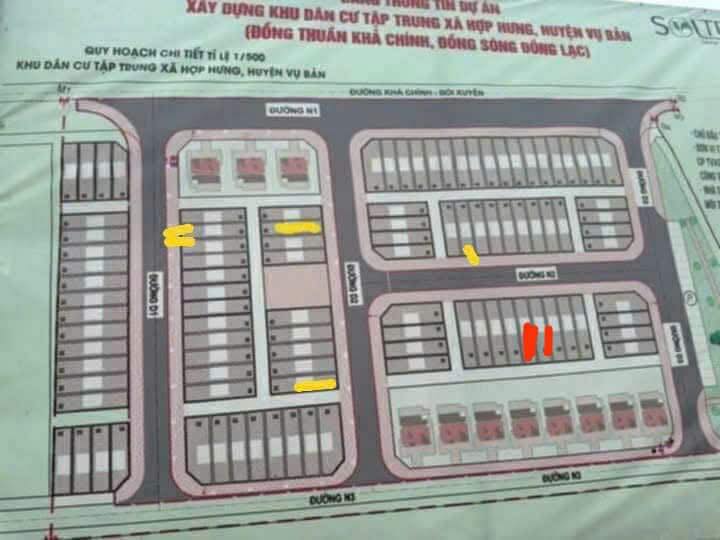 Đất nền dự án Hợp Hưng Vụ Bản 110m² giá thỏa thuận - Cơ hội đầu tư sinh lời
