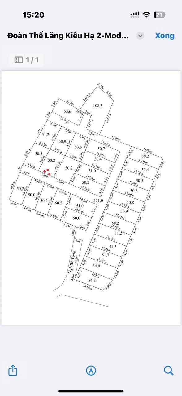 Đất nền Kiều Hạ Quốc Tuấn An Dương 52m² giá 600 triệu - Chính chủ cần bán gấp!