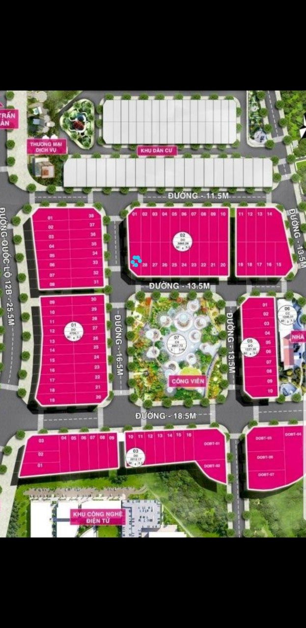 Lô Đất Góc Khu Đô Thị DHOME Vụ Bản 138m² giá 1.863 tỷ - Cơ hội đầu tư sinh lời!