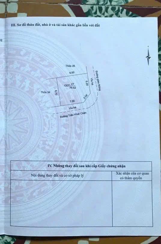 Đất góc mặt đường Trần Khát Chân, khu Thanh Bình 78m² giá 5 tỷ - Vị trí đắc địa!