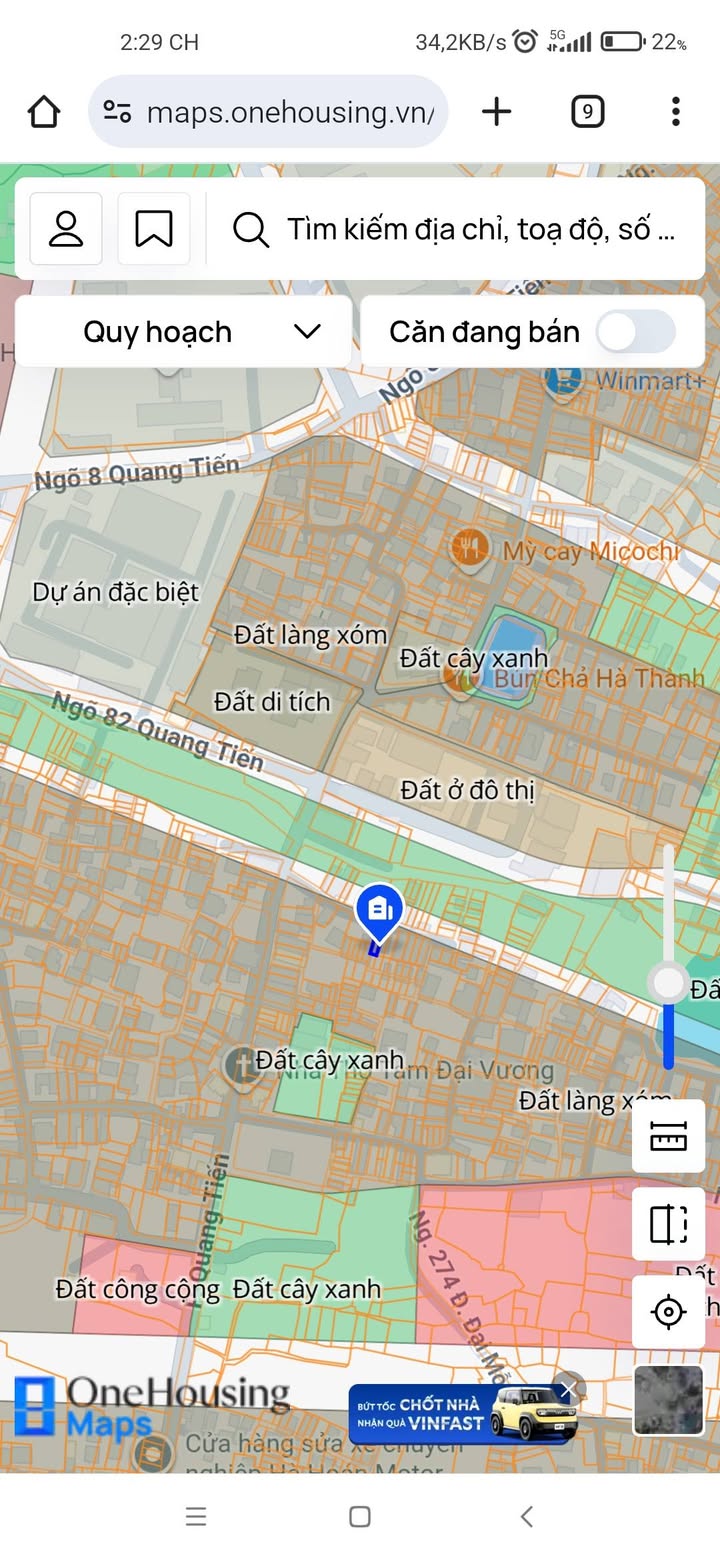 Đất Đại Mỗ 74m² giá 11.84 tỷ - Vị trí đẹp hiếm có, đầu tư sinh lời!