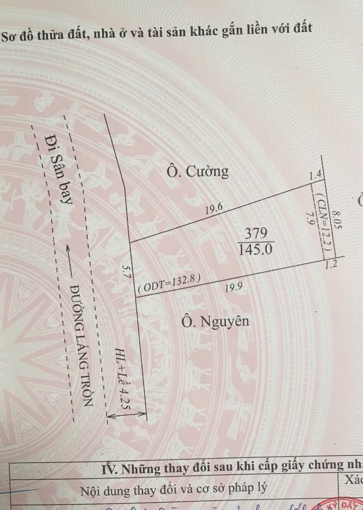 Đất thổ cư Đường Láng Tròn - P.Nam Cường 145m² giá 1 tỷ - Cơ hội đầu tư hấp dẫn!