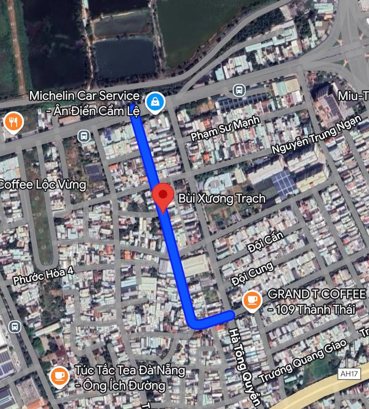 Đất mặt tiền Bùi Xương Trạch, Khuê Trung, Cẩm Lệ 125m² giá 6 tỷ - Đầu tư sinh lời ngay!