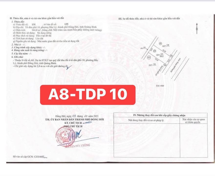 Townhouse Bắc Lý Đồng Hới 160m² giá 2 tỷ - Cơ hội đầu tư không thể bỏ lỡ!