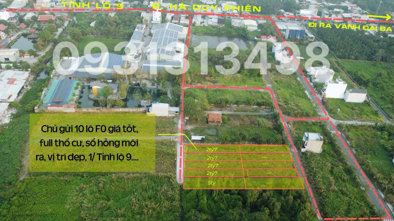 Đất nền phân lô Bình Mỹ, Củ Chi 160m² giá chỉ từ 2.7 tỷ - Cơ hội đầu tư tuyệt vời!