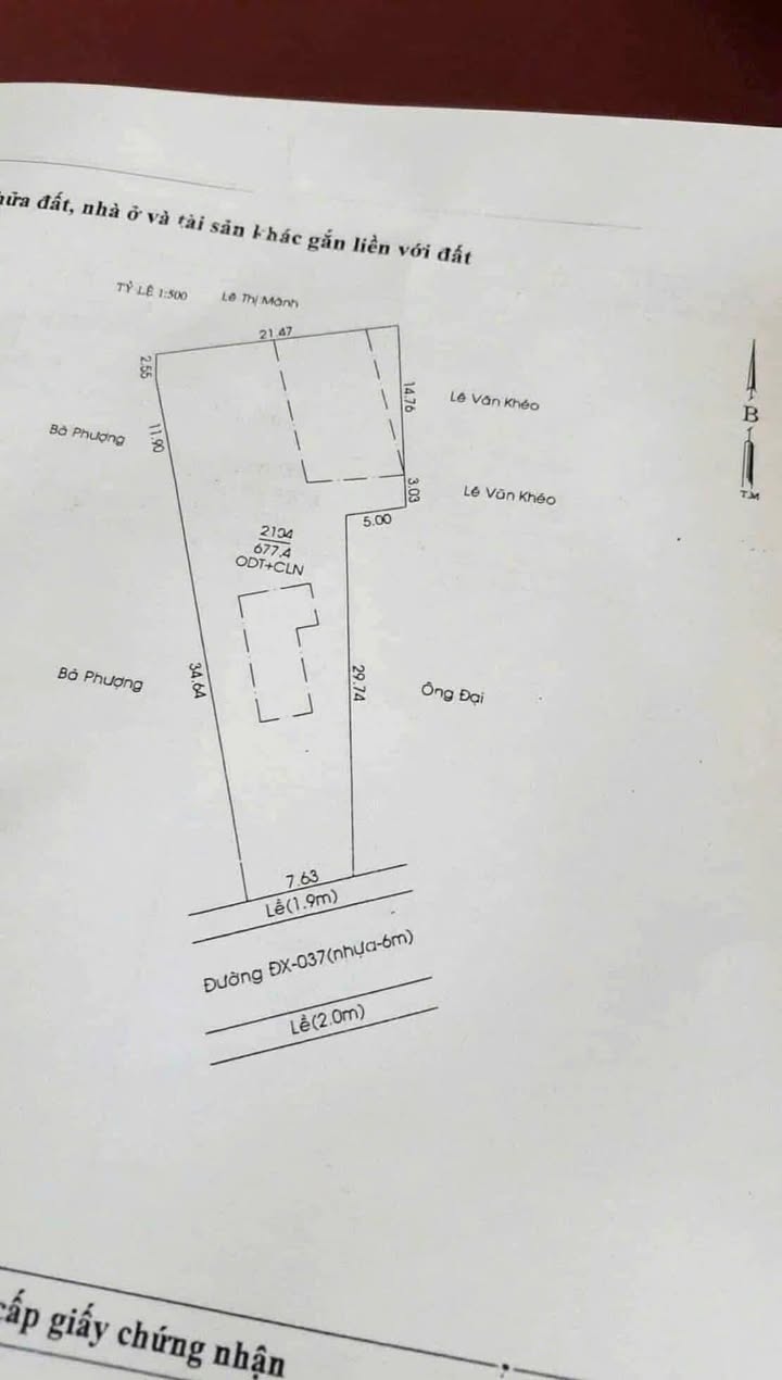 Đất thổ cư mặt tiền đường DX037 Phú Mỹ 677m² giá 11 tỷ - Vị trí đắc địa cho biệt thự