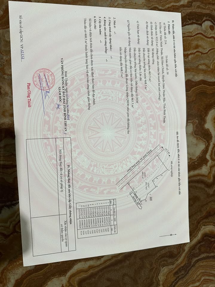 Đất thổ cư 500m² mặt tiền bê tông ô tô tại Bình An, Hàm Chính giá 1.2 tỷ - Cơ hội đầu tư lý tưởng!