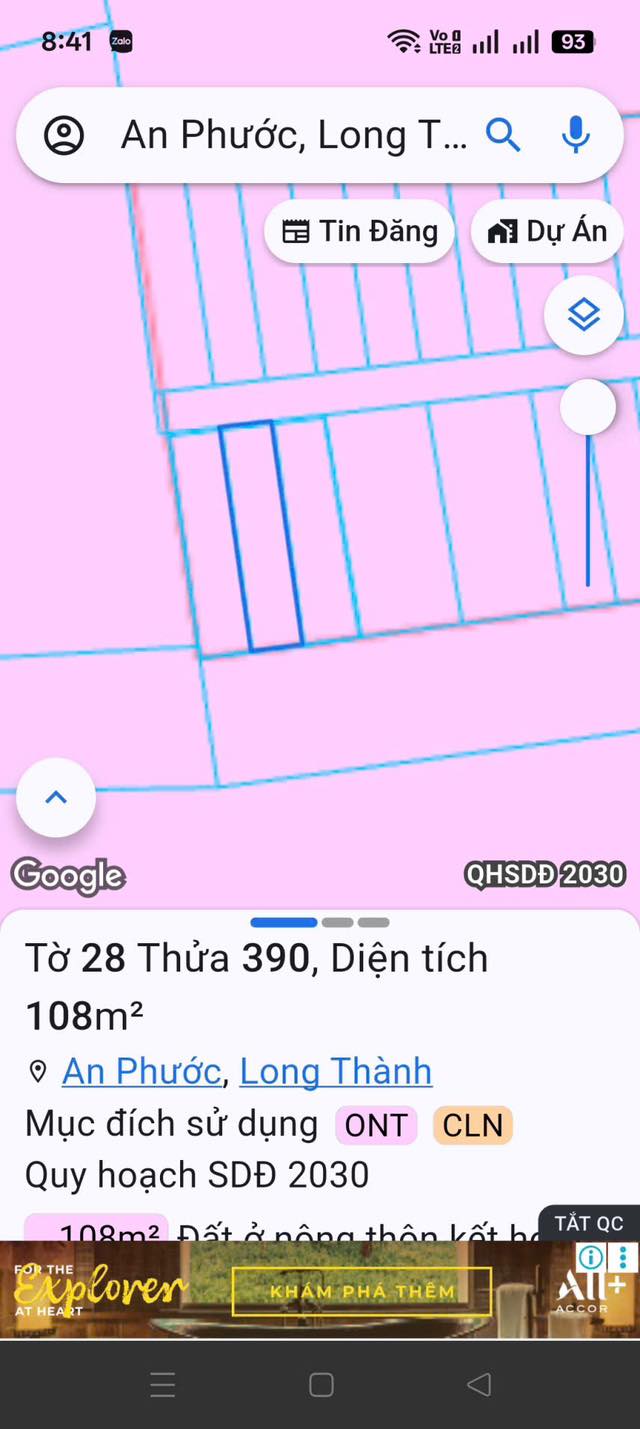 Đất nền Ấp 7 An Phước Long Thành 107.5m² giá 1.1 tỷ - Sổ đỏ chính chủ