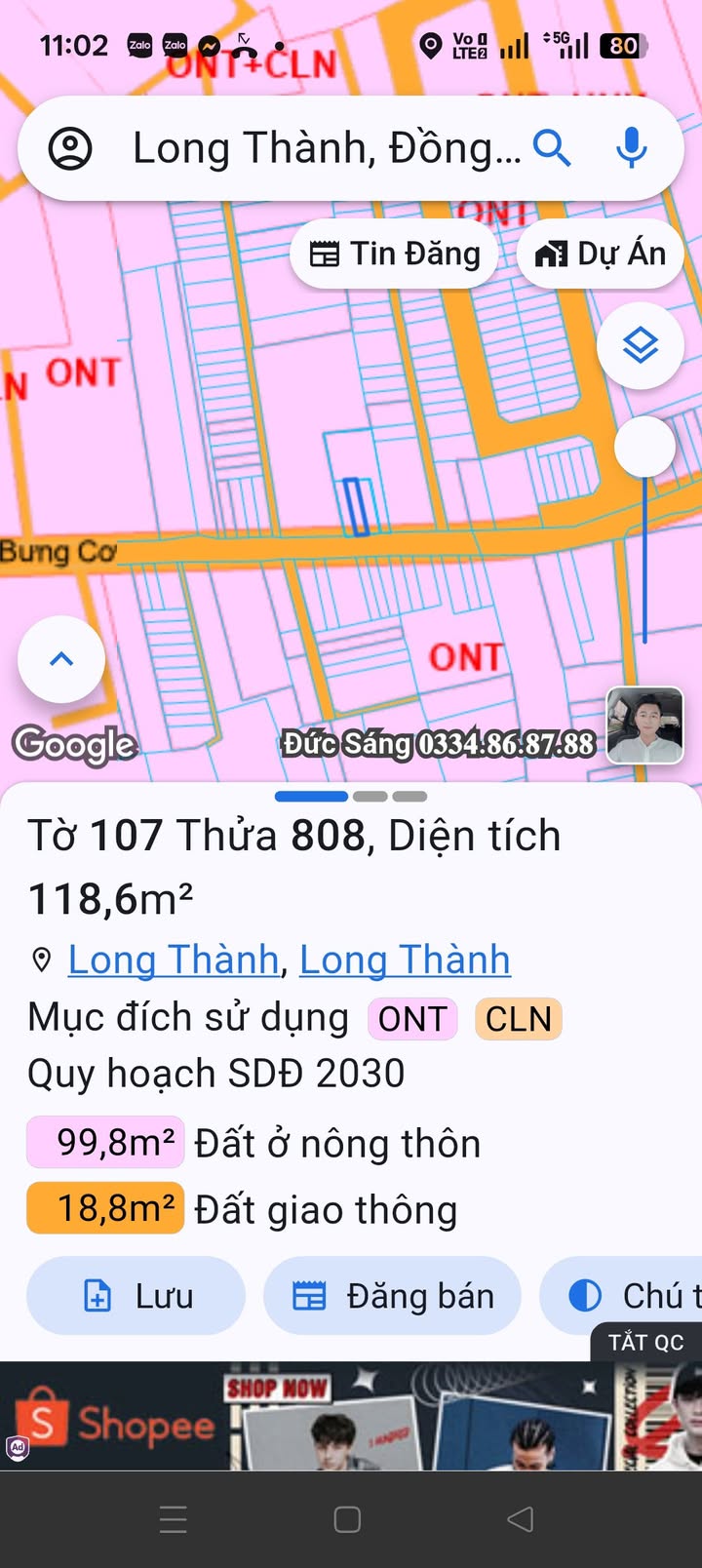 Đất nền đường Bưng Cơ, Lộc An, 120m² - Sổ đỏ chính chủ, giá tốt chờ bạn!