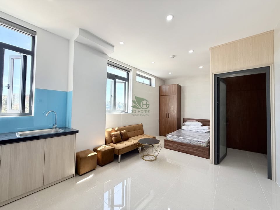 Căn hộ 1 phòng ngủ phường 10 Đà Lạt 35m² - Đầy đủ nội thất mới, giá chỉ 6 triệu/tháng!