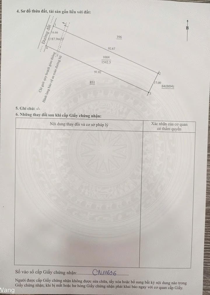 Đất mặt tiền Tân Hiệp, Tân Uyên 1564m² - Đầu tư sinh lời ngay!