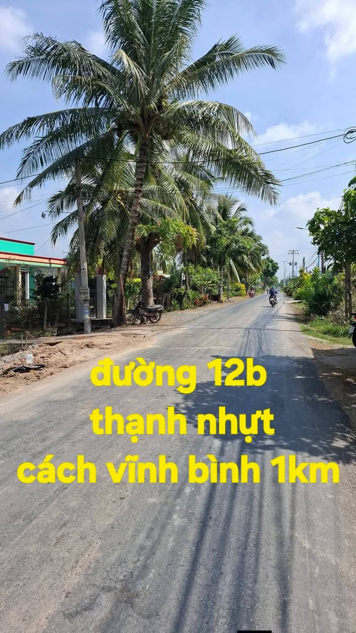 Đất thổ cư 168m² mặt tiền đường 12B, Gò Công Tây, giá 700 triệu - Cơ hội đầu tư tuyệt vời!