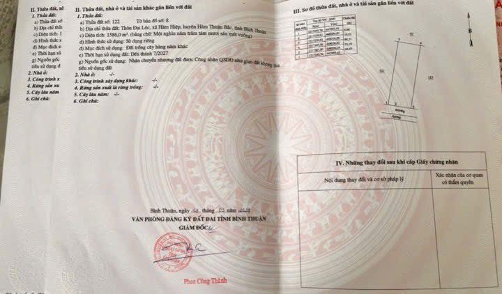 Đất nền Hàm Hiệp 1600m² giá chỉ 399 triệu - Cơ hội đầu tư không thể bỏ lỡ!