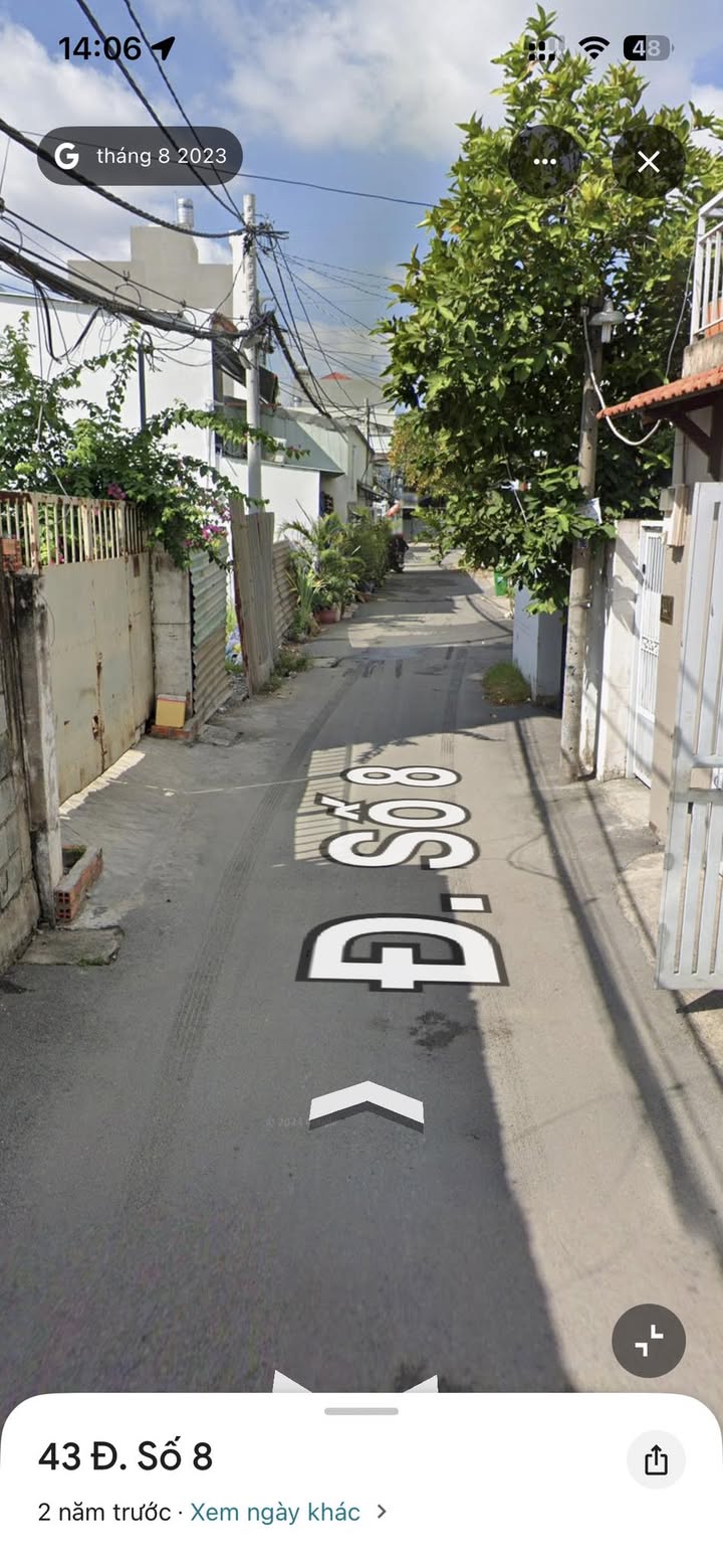 Đất mặt tiền đường số 8 Hiệp Bình Phước, Thủ Đức 97.5m² - Giá chỉ 7.5 tỷ, thương lượng!