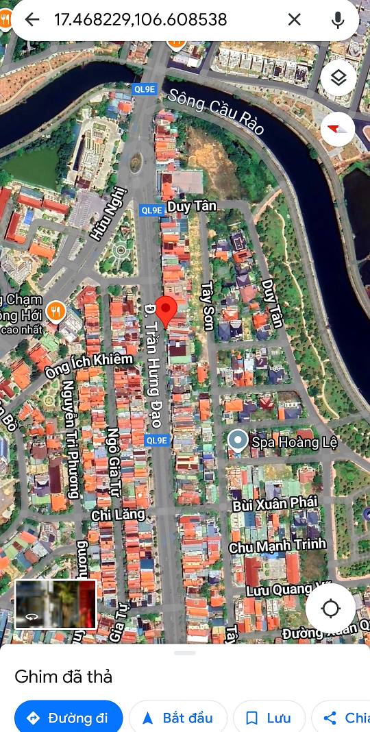 Nhà 2 tầng mặt tiền Trần Hưng Đạo - Đồng Hới 107m² giá 9 tỷ - Pháp lý rõ ràng