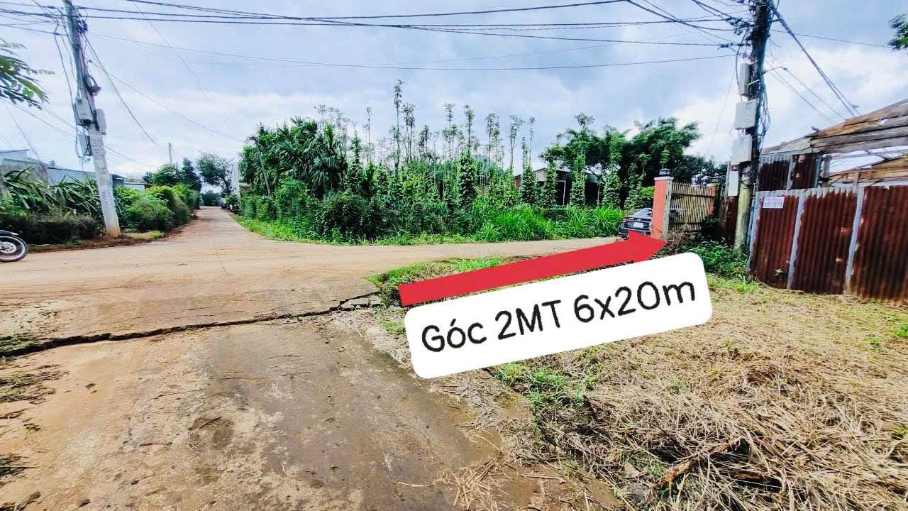 Đất nền góc 2 mặt tiền Cư Êbur 120m² giá chỉ 1.695 tỷ - Đầu tư sinh lời ngay!