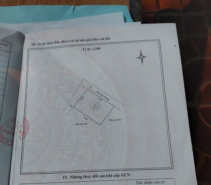 Nhà hẻm cạn ôm góc Nguyễn Thái Học 43m² giá 1.9 tỷ - Pháp lý sổ đỏ