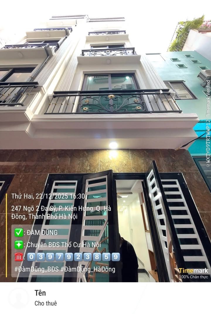 Nhà mới Kiến Hưng 39m² giá thỏa thuận - Thiết kế hiện đại, gần ô tô!