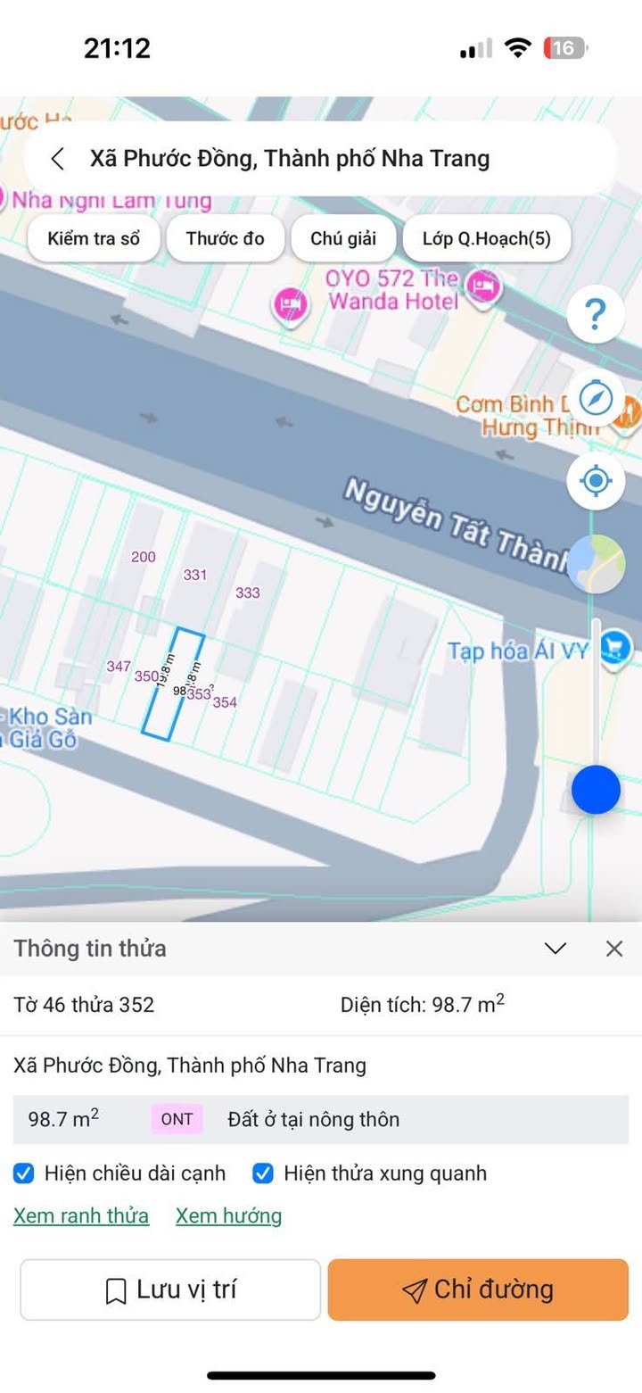 Bán lô đất Phước Đồng Nha Trang 98.7m² - Đường nhựa rộng, giá tốt!